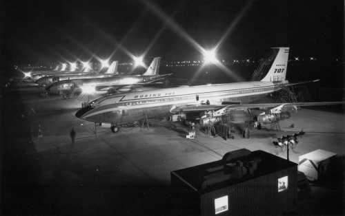 Pan Am #1, first production 707, before 1st flight