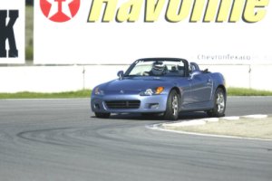 Into the apex at turn 11, Laguna Seca