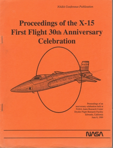 X-15 30th Anniversary Proceedings cover