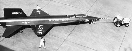 X-15 #1 at rollout