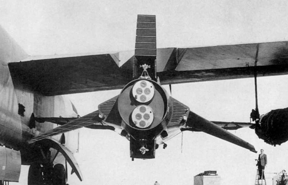 X-15 tail, rear view